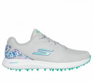Tenis Golf Skechers GO GOLF Max 3 Mujer Grises Multicolor | 972530EJX