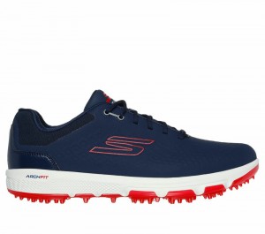 Tenis Golf Skechers GO GOLF PRO 6 SL Hombre Azul Marino Rojos | 562381UDH