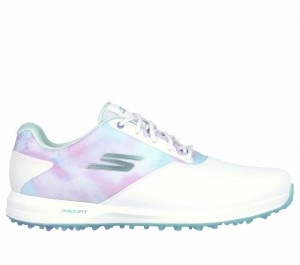 Tenis Golf Skechers GO GOLF PRO GF Mujer Blancos Multicolor | 971328NSW
