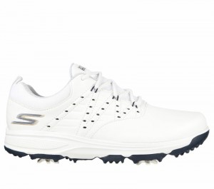 Tenis Golf Skechers GO GOLF Pro V.2 Mujer Blancos Azul Marino | 059346WYO