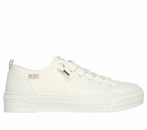 Tenis Lona Skechers BOBS Copa Mujer Blancos | 206953QAC