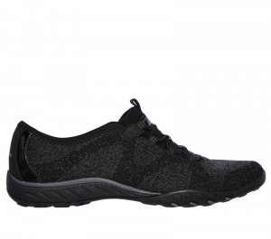 Tenis Planos Skechers Relaxed Fit: Breathe-Easy - Opportuknity Mujer Negros | 721659NOJ