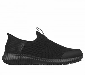 Tenis Seguridad Skechers Slip-ins Work: Cessnock - Gwynedd Mujer Negros | 384269VFH