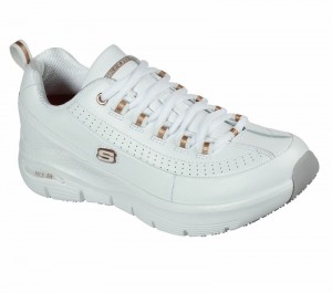Tenis Seguridad Skechers Work: Arch Fit SR - Trickell II Mujer Blancos | 875149ULT