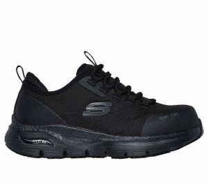 Tenis Seguridad Skechers Work: Arch Fit SR - Ebinal Mujer Negros | 563470IHW