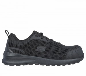 Tenis Seguridad Skechers Work: Bulklin - Ayak Comp Toe Mujer Negros | 910265AOB