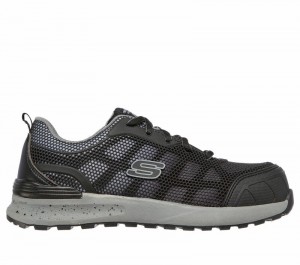 Tenis Seguridad Skechers Work: Bulklin - Lyndale Comp Toe Mujer Negros Grises | 635047BVO