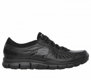 Tenis Seguridad Skechers Work: Eldred SR Mujer Negros | 216835SFN