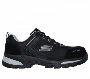 Tenis Seguridad Skechers Work: Gatlon - Strigax Hombre Negros Grises | 748905NIX