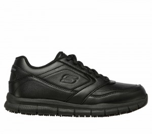 Tenis Seguridad Skechers Work Relaxed Fit: Nampa - Wyola SR Mujer Negros | 602134HQX