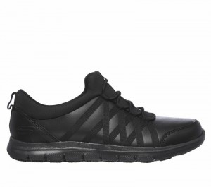 Tenis Seguridad Skechers Work Relaxed Fit: Ghenter - Dagsby SR Mujer Negros | 728410WPF