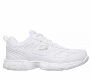 Tenis Seguridad Skechers Work Relaxed Fit: Dighton - Bricelyn SR Mujer Blancos | 815249SBL