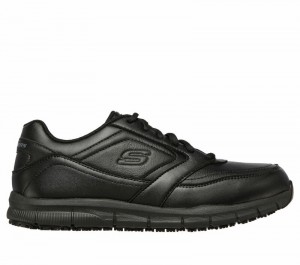 Tenis Seguridad Skechers Work Relaxed Fit: Nampa SR Hombre Negros | 106582SNG
