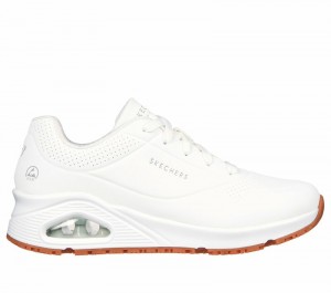 Tenis Seguridad Skechers Work: Uno SR Mujer Blancos | 519762TUD