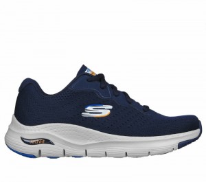 Tenis Skechers Arch Fit - Infinity Cool Hombre Azul Marino | 296384HVU