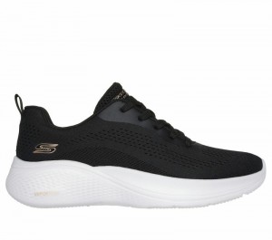 Tenis Skechers BOBS Sport Infinity Mujer Negros | 219635IVP