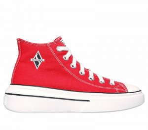 Tenis Skechers Cordova Classic - Top Tier Mujer Rojos Blancos | 325794JCE