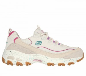 Tenis Skechers D'Lites - Bold Views Mujer Beige Multicolor | 978463JDI