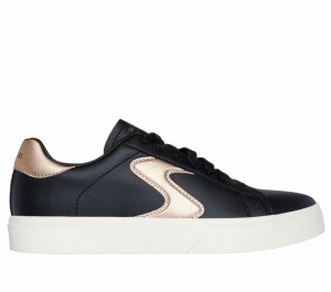 Tenis Skechers Eden LX - Beaming Glory Mujer Negros Rosas Dorados | 639028GJN