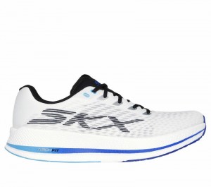 Tenis Skechers GO RUN RAZOR 5 Hombre Blancos Azules | 072193LTW
