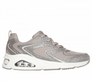 Tenis Skechers Tres-Air Uno - Glit-Airy Mujer Grises Marrom | 014986YBP
