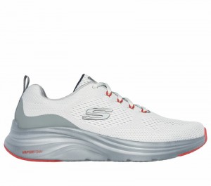 Tenis Skechers Vapor Foam Hombre Grises Naranjas | 763824NFA