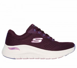 Tenis Training Skechers Arch Fit 2.0 - Big League Mujer Morados | 235471WSZ