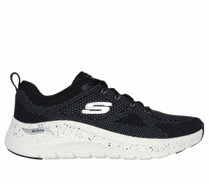 Tenis Training Skechers Arch Fit 2.0 - Fast Paced Mujer Negros Grises | 798635NTK
