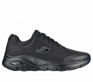 Tenis Training Skechers Arch Fit Hombre Negros | 356170GWS