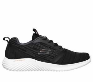Tenis Training Skechers Bounder Hombre Negros | 017534JZL