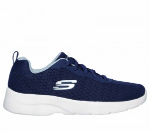 Tenis Training Skechers Dynamight 2.0 - Eye to Eye Mujer Azul Marino Azules Claro | 270643JUE