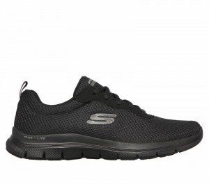 Tenis Training Skechers Flex Appeal 4.0 - Brilliant View Mujer Negros | 923841MZB
