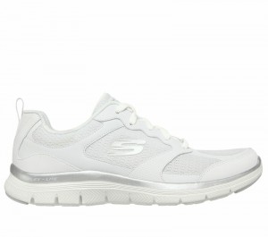 Tenis Training Skechers Flex Appeal 4.0 - Active Flow Mujer Blancos | 216543EXZ