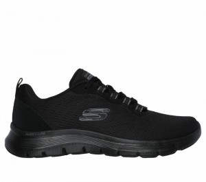Tenis Training Skechers Flex Appeal 5.0 Mujer Negros | 173896VXF