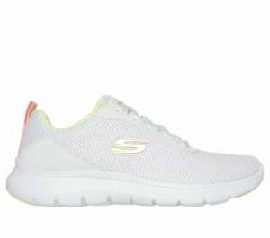 Tenis Training Skechers Flex Appeal 5.0 - New Thrive Mujer Blancos Multicolor | 249651CJL