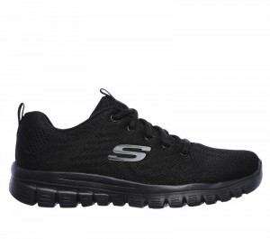Tenis Training Skechers Graceful - Get Connected Mujer Negros | 801296HSI