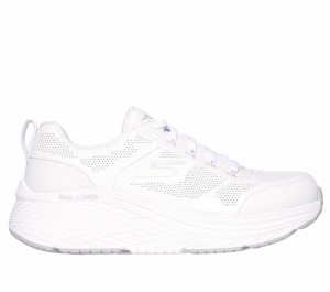 Tenis Training Skechers Max Cushioning Elite 2.0 - Enhanced Mujer Blancos Plateados | 136857WRY