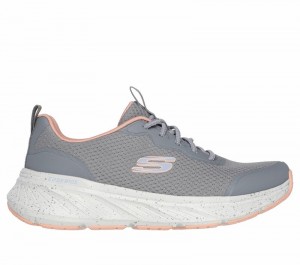 Tenis Training Skechers Relaxed Fit: Edgeride - Smooth Journey Mujer Grises Coral | 451739ANJ