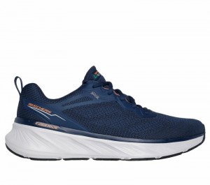 Tenis Training Skechers Relaxed Fit: Edgeride - Exxo Hombre Azul Marino Naranjas | 916425BUK