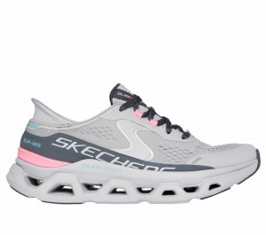 Tenis Training Skechers Slip-ins: Glide-Step Altus Mujer Grises Rosas | 451980LYN