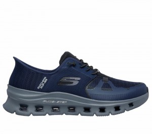 Tenis Training Skechers Slip-ins: Glide-Step Pro Hombre Azul Marino Grises | 107465BNA