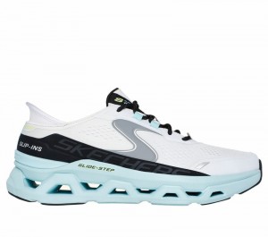 Tenis Training Skechers Slip-ins: Glide-Step Altus Hombre Blancos Azules | 953021RQE