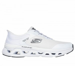 Tenis Training Skechers Slip-ins: Glide-Step Altus - Turn Out Hombre Blancos Negros | 643859JTR