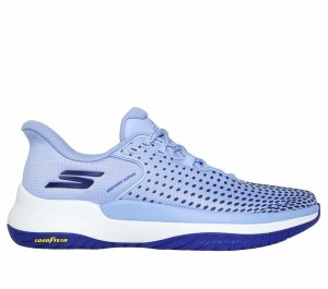 Tenis Training Skechers Slip-ins: Viper Court Elite Mujer Azules Claro | 457901SNV