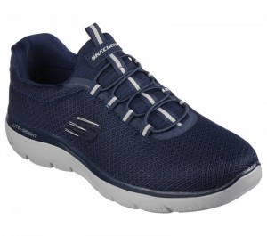 Tenis Training Skechers Summits Hombre Azul Marino | 261794ULV