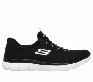 Tenis Training Skechers Summits Mujer Negros Blancos | 789043YED