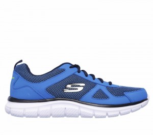 Tenis Training Skechers Track - Bucolo Hombre Azules Verdes Claro | 856293YCW