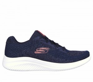Tenis Training Skechers Ultra Flex 3.0 - Best Time Mujer Azul Marino | 472051TIW