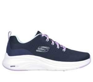 Tenis Training Skechers Vapor Foam - Fresh Trend Mujer Azul Marino Lavanda | 341795KVE