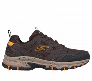 Tenis de Senderismo Skechers Hillcrest Hombre Marrom | 745130FOG